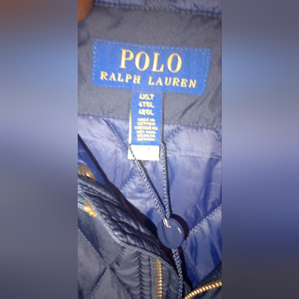 Ralph Lauren Men's Quilted Vest - Navy Blue - Picture 9 of 10